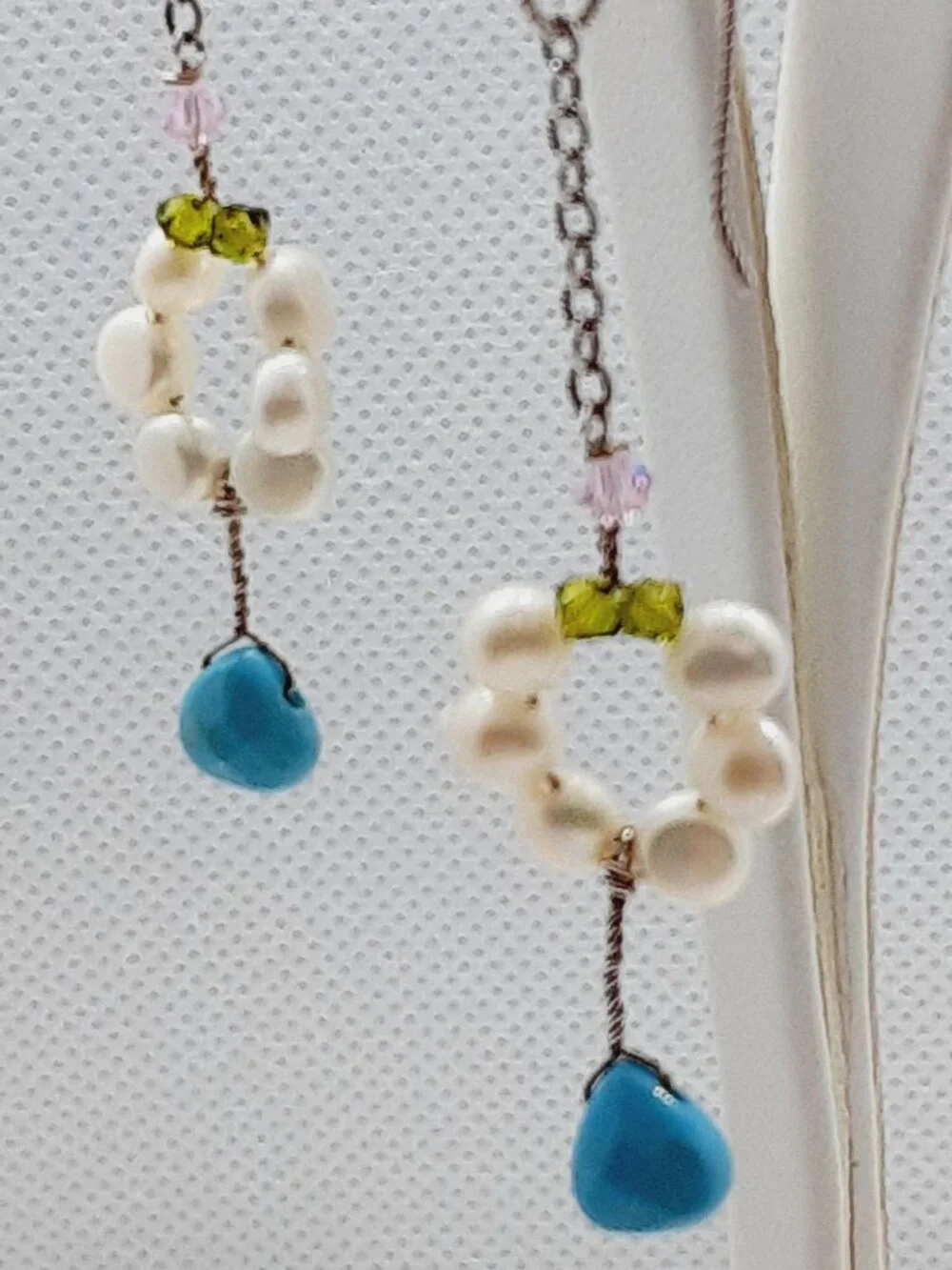 NEW Ivy Stella 3 inch drop french wire earrings - Picture 3 of 6